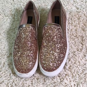 Rose Gold Kenner Flats Steven by Steve Madden